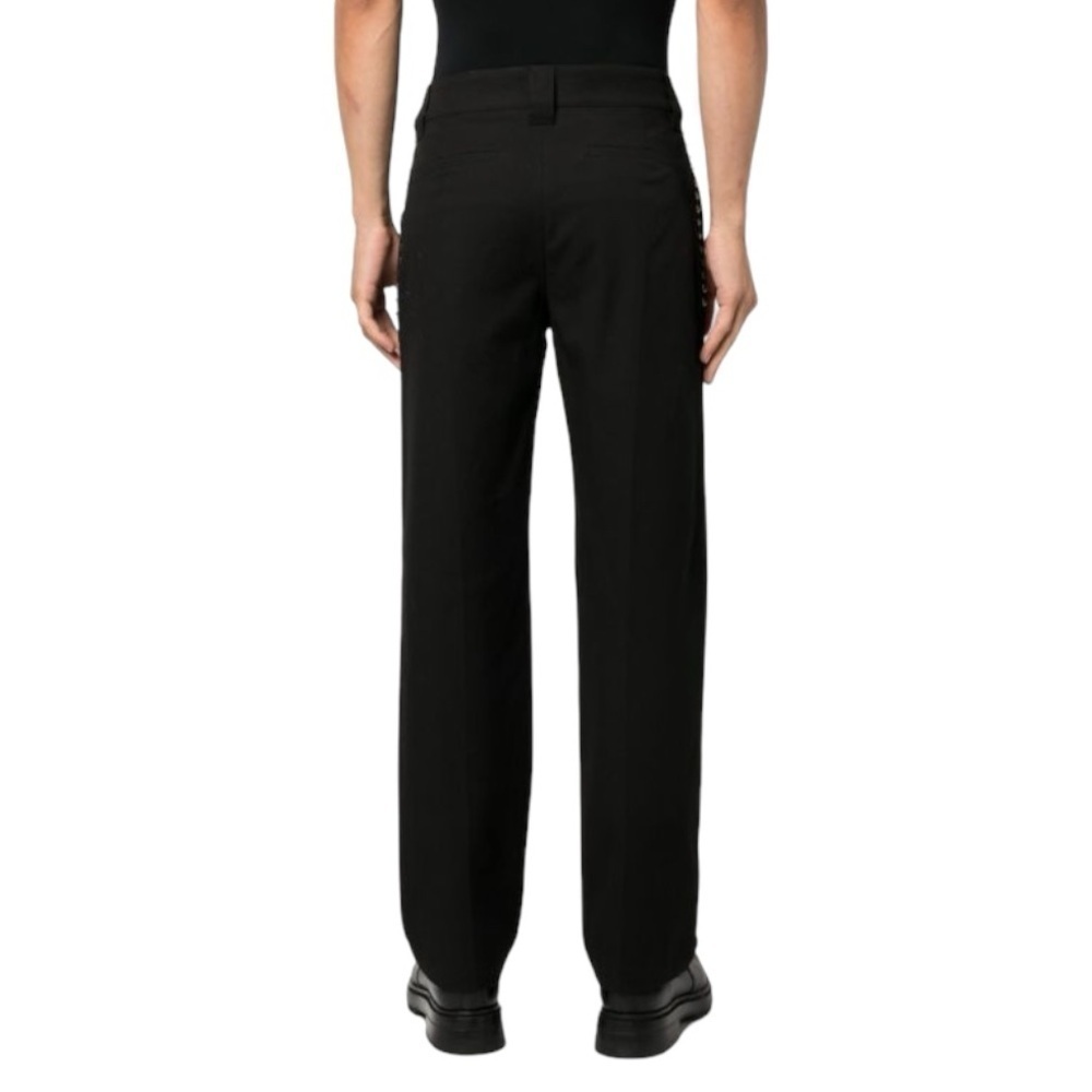 Valentino 21. Rockstud Untitled Chino Trousers Black Size 52IT 42US NWT - Picture 3 of 11